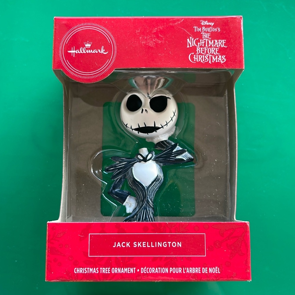 Jack Skellington Ornament - NWT Hallmark Disney Nightmare Before Christmas